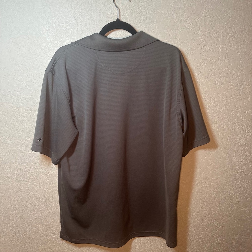 Tommy Armour‎ Men's Gray DRI-LOGIC Golf Polo Shirt - Picture 4 of 4